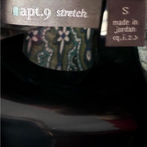 Apt. 9 Teal Paisley V-Neck Flutter Sleeve Tunic - Picture 7 of 7